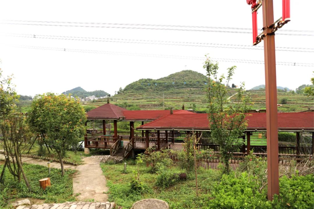 普定农耕庄园度假村一角在普定县白岩镇沙戈村普定农耕庄园度假村