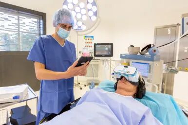 体外碎石什么设备在体外冲击波碎石术中使用虚拟现实设备（HypnoVR）治疗尿结石：-上海聚慕医疗器械有限公司