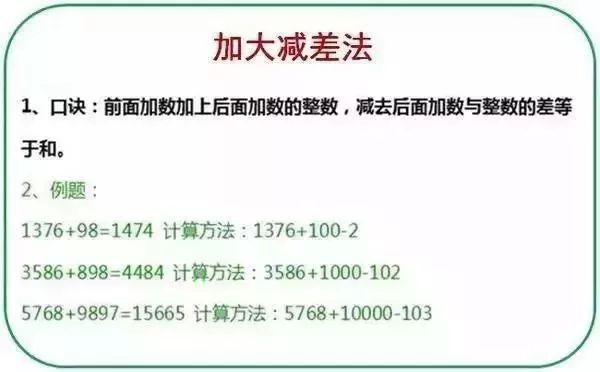 小学生须掌握的14个计算技巧 让孩子的计算能力爆表 智适应太湖新城校区 微信公众号文章阅读 Wemp