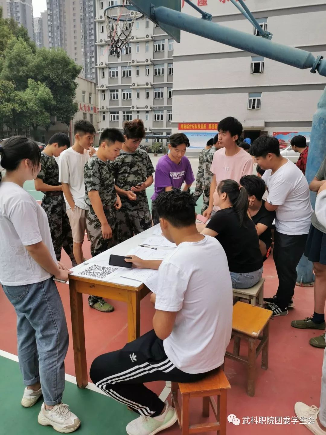 2019年武汉科技职业学院团委学生会招新工作总结
