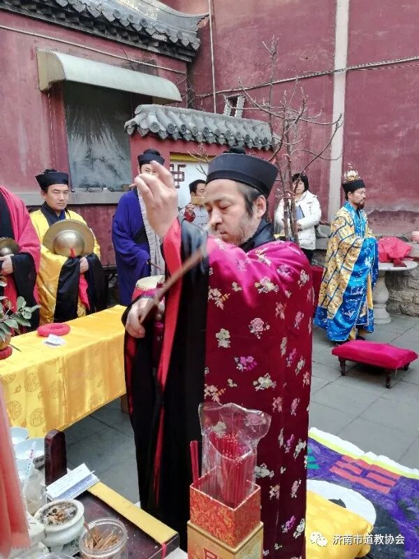 上明下真张大真人羽化登真三周年纪念活动在济南蓬莱院举行。