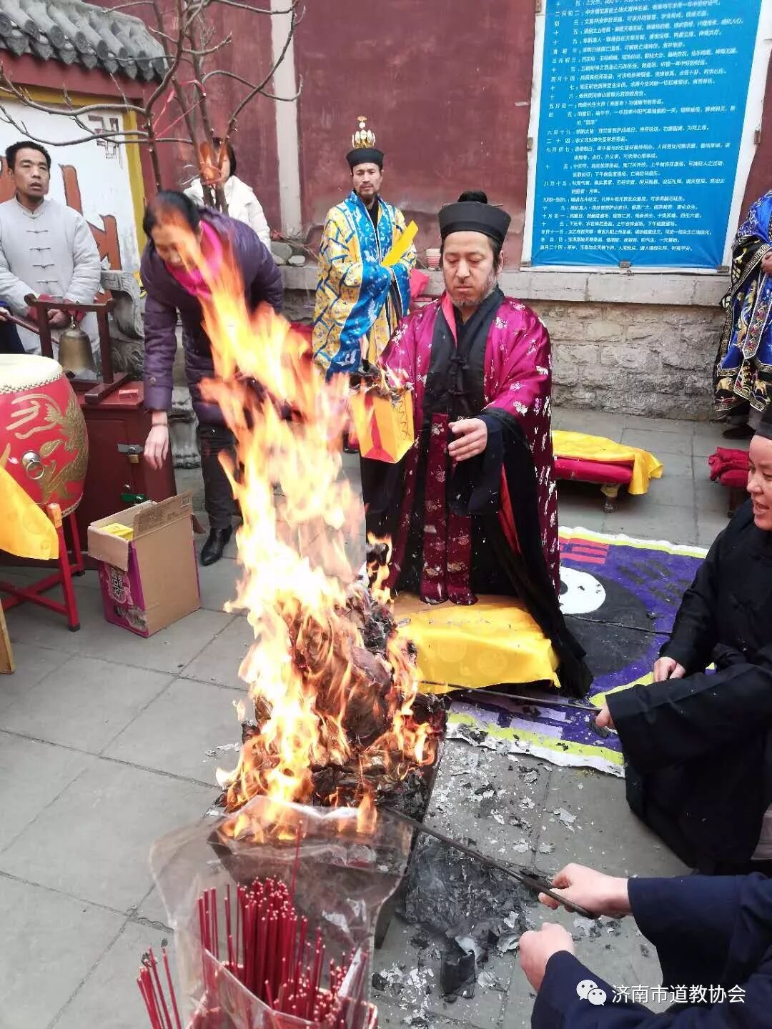 上明下真张大真人羽化登真三周年纪念活动在济南蓬莱院举行。