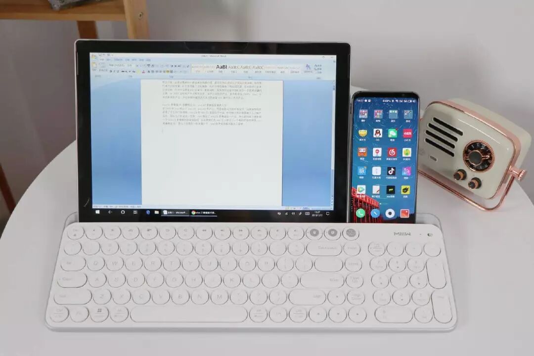 电脑软键盘怎么打开 电脑手机无缝切换，米物蓝牙双模键盘体验测评
