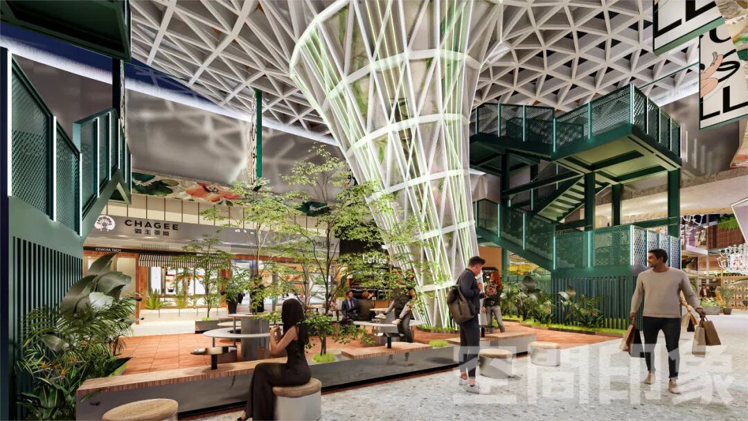 在商场沉浸式体验“公园20分钟效应”