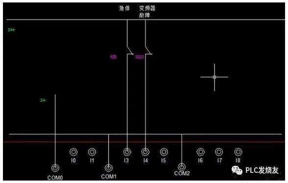 如何查看PLC接线图，并根据图纸进行PLC实物接线？的图2