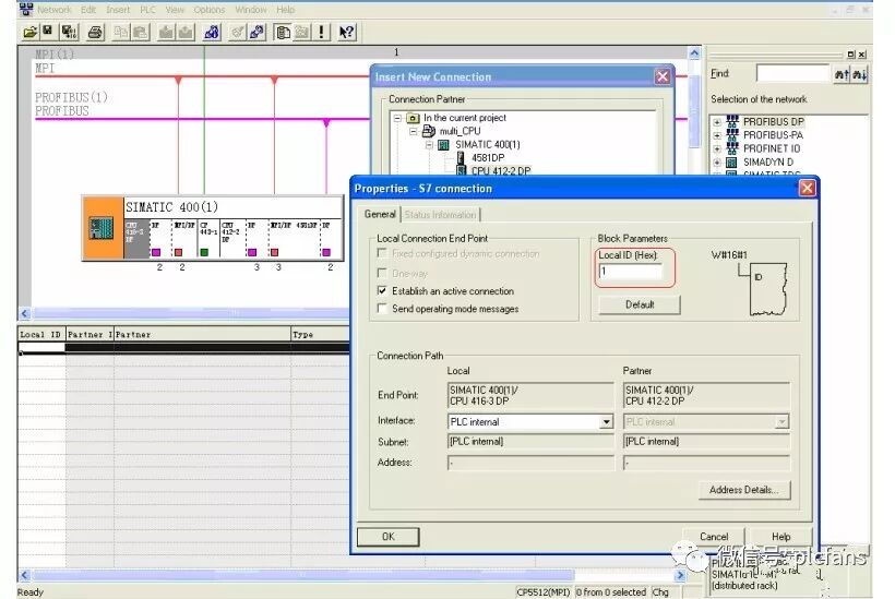 西门子S7-400PLC多CPU通讯传输的图3