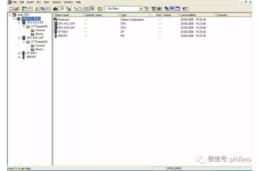 西门子S7-400PLC多CPU通讯传输的图5