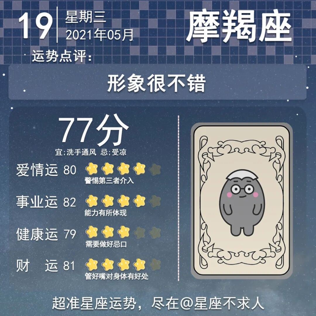21年5月19日星座运势 Hi有料