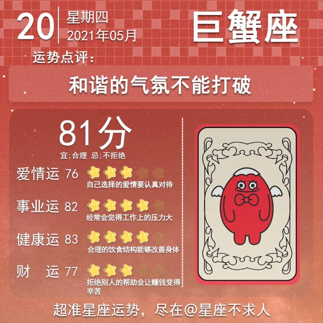 21年5月日星座运势 Hi有料