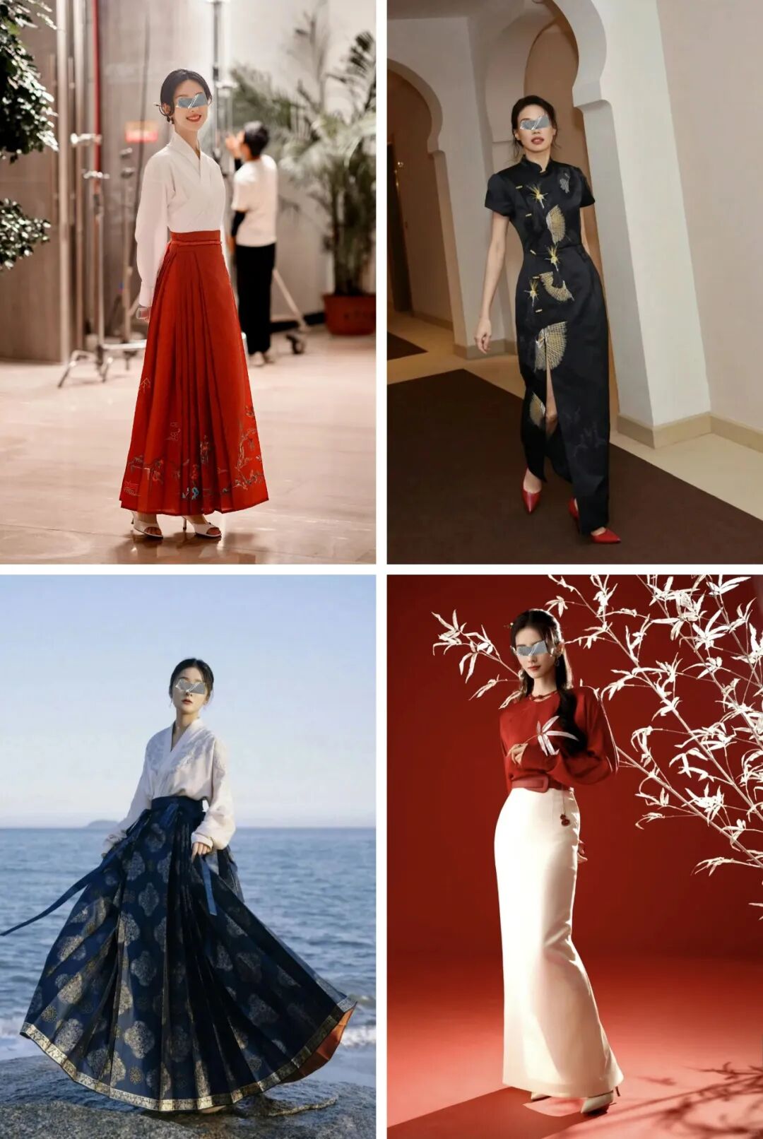 新中式毛衣+國潮馬面裙，過年穿這一套，滿屏的高級感，兒童、成人款都有！