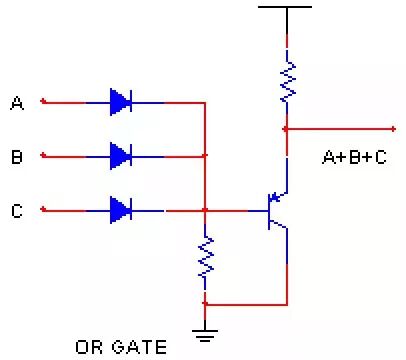 課堂 | 電阻、二極管、三極管搭出的各種邏輯電路！的圖10
