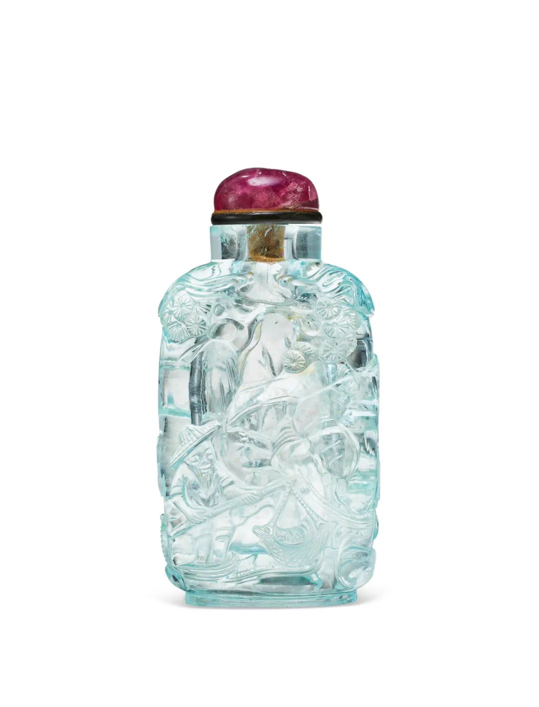 中国古錫漢詩花刻執壷水注在銘MR4934