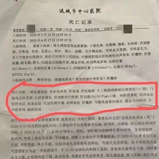 一封患者家属的实名举报信！