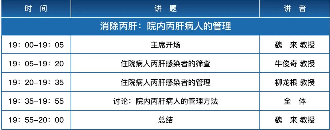 今晚7:00直播丨G峰會系列會第二場精彩繼續，共話院內丙肝病人的管理 健康 第3張