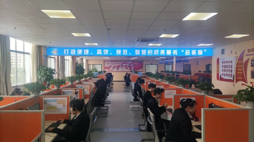 赣州市12345热线话务量破百万