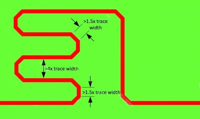 PCB Layout 跳坑指南：PCB走线角度选择不该90°？的图10