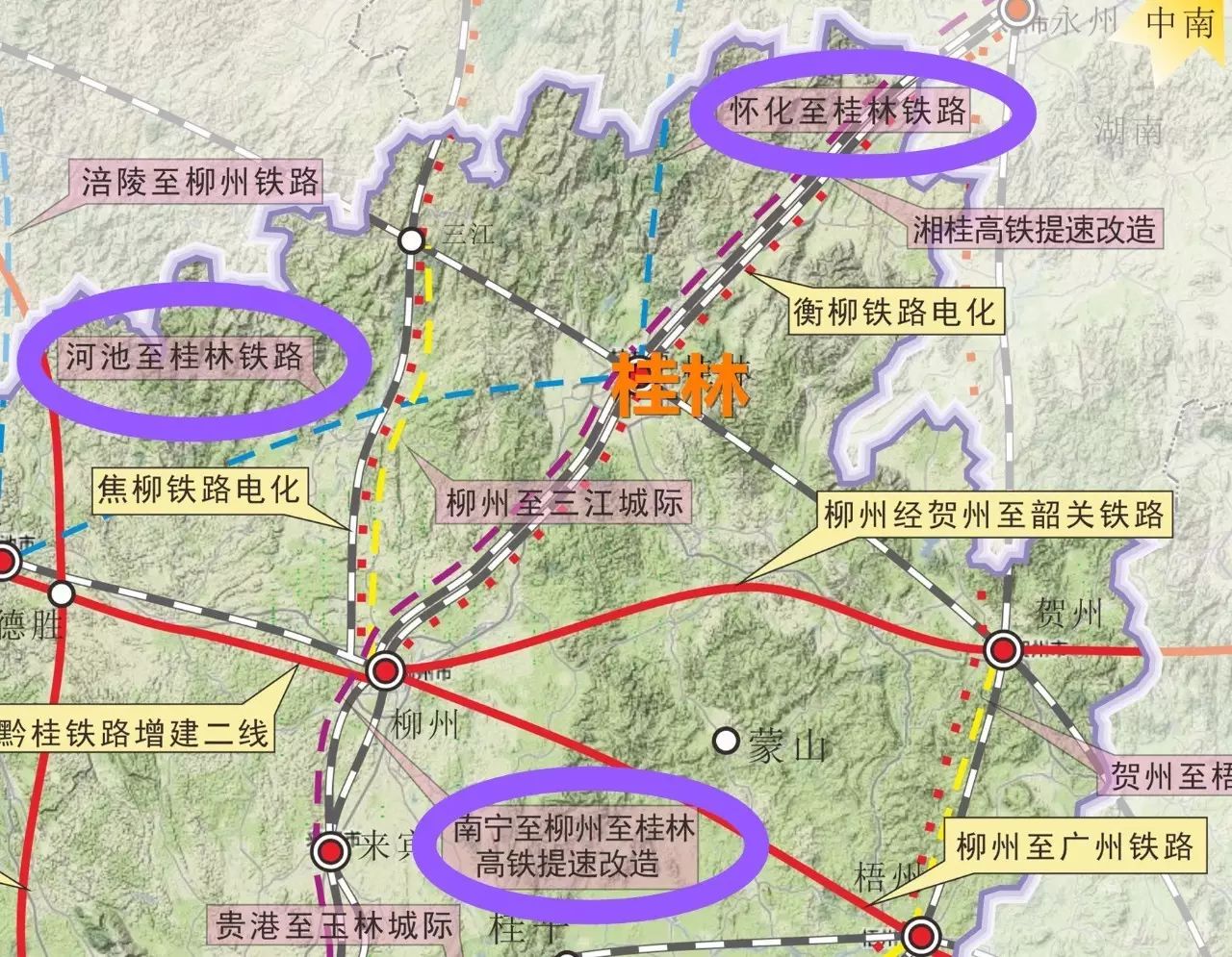 再过5年桂林将成为高铁枢纽,桂林这些地方就要发达了!