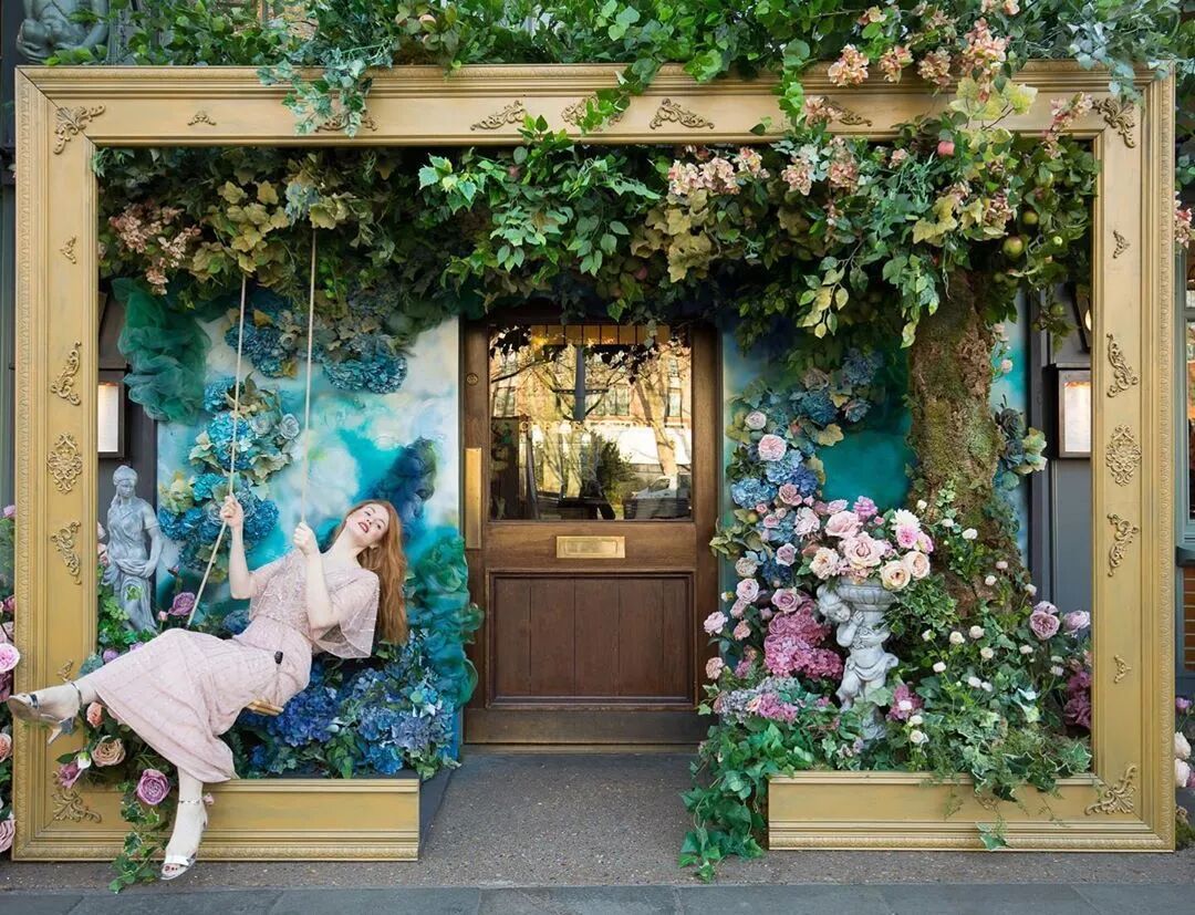 花艺橱窗，吸引顾客的眼球！