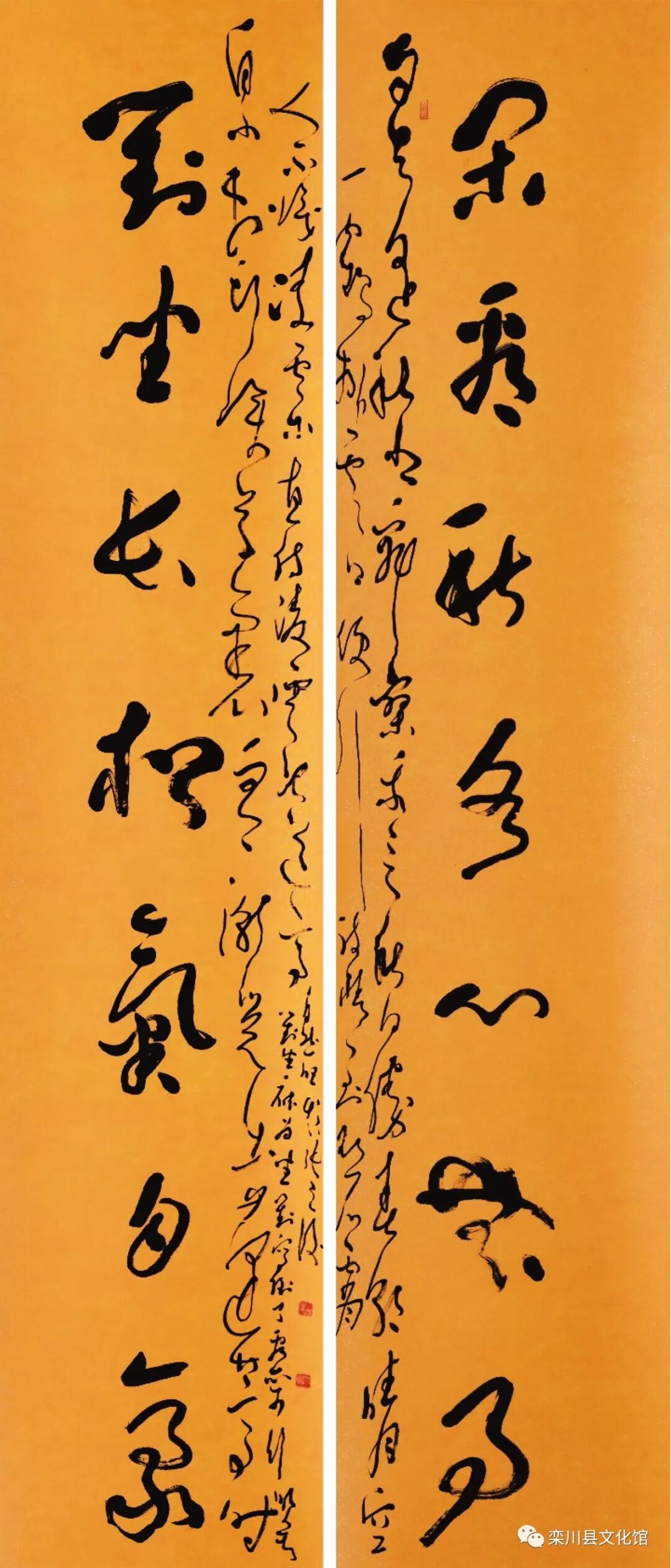 艺术欣赏 张文晓狂草艺术欣赏 栾川县文化馆