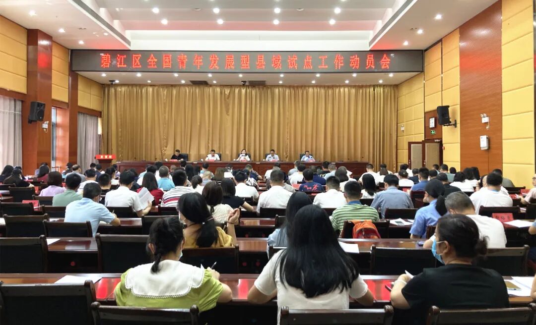 碧江区全国青年发展型县域试点工作动员会召开