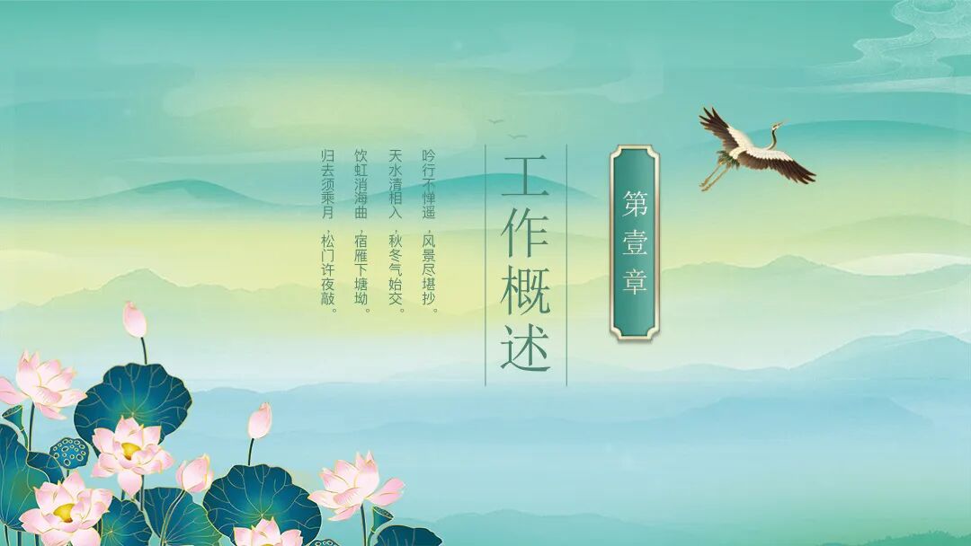 简约国潮风 总结汇报述职通用PPT模板