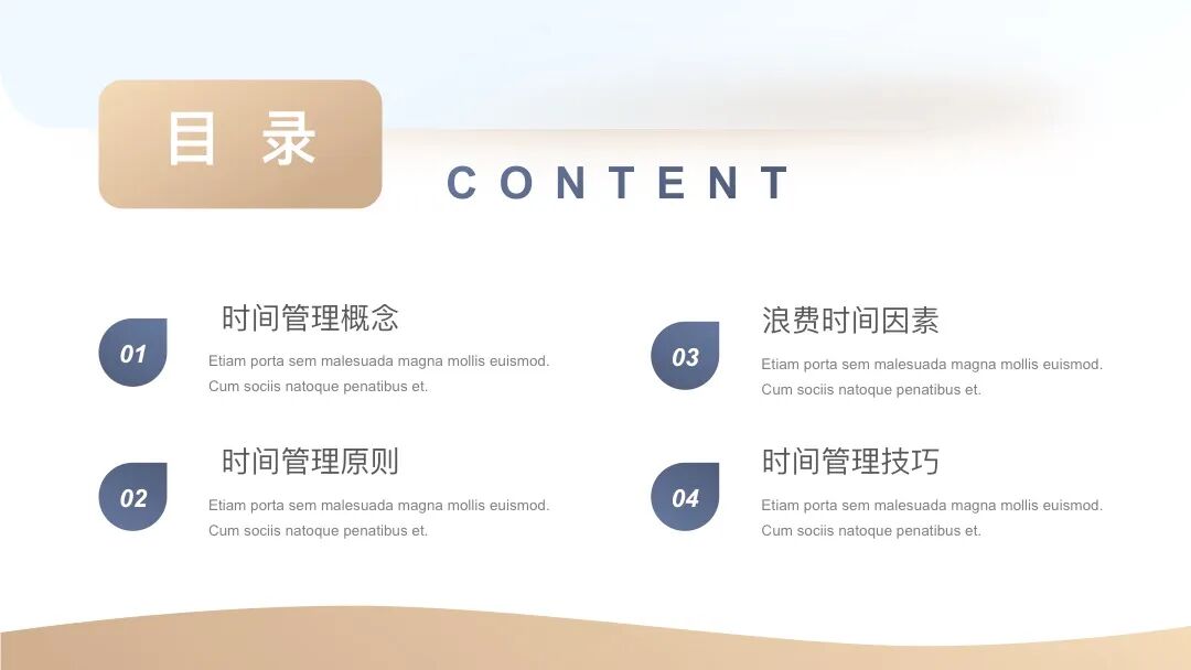 时间管理培训ppt模板