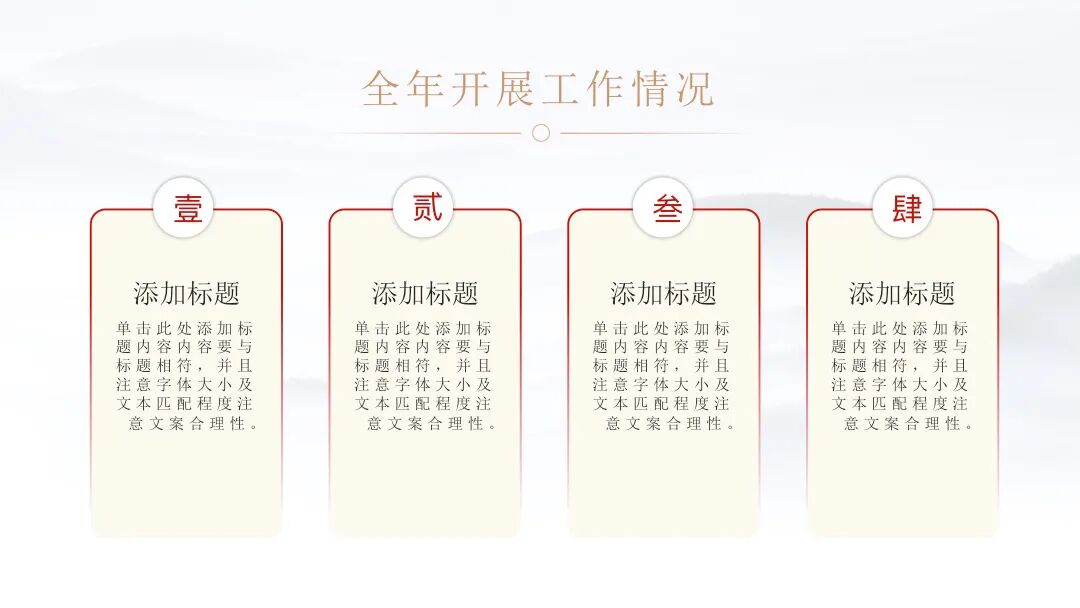 免费PPT模板 | 红色大气好实用