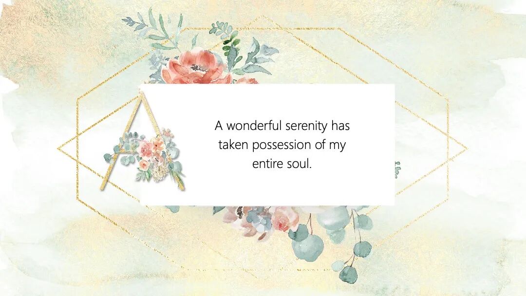 清新唯美水彩花卉 总结汇报通用PPT模板