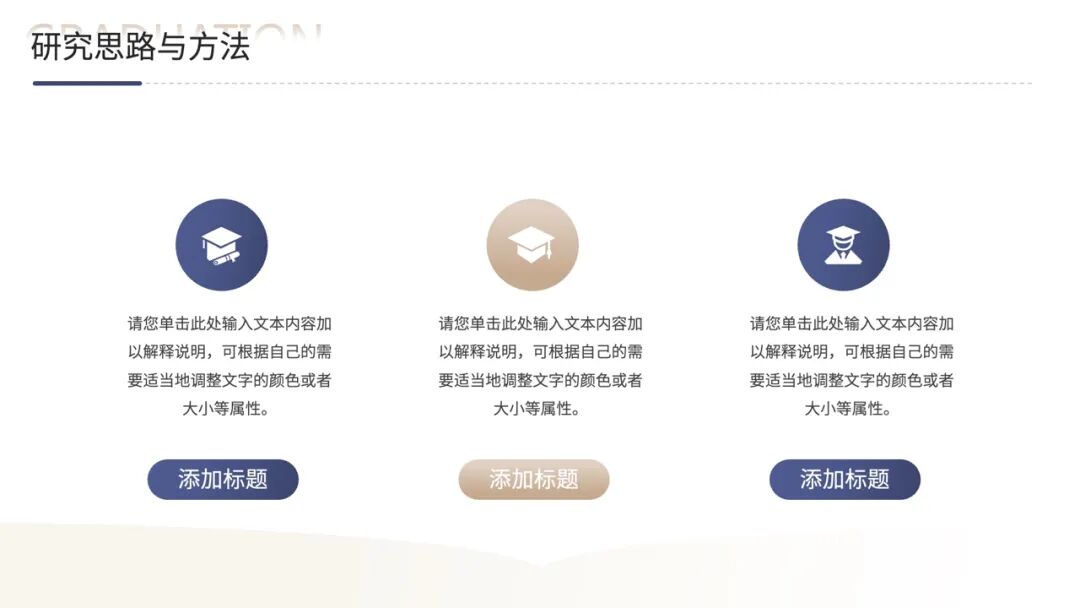 精致简约毕业答辩ppt模板