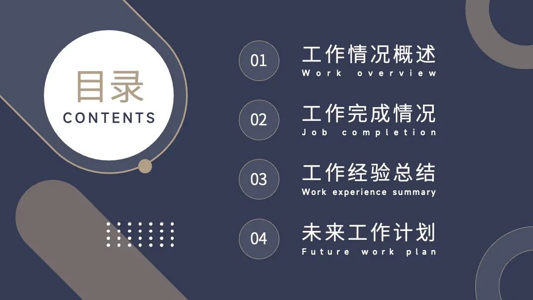 简洁稳重几何风ppt模板设计