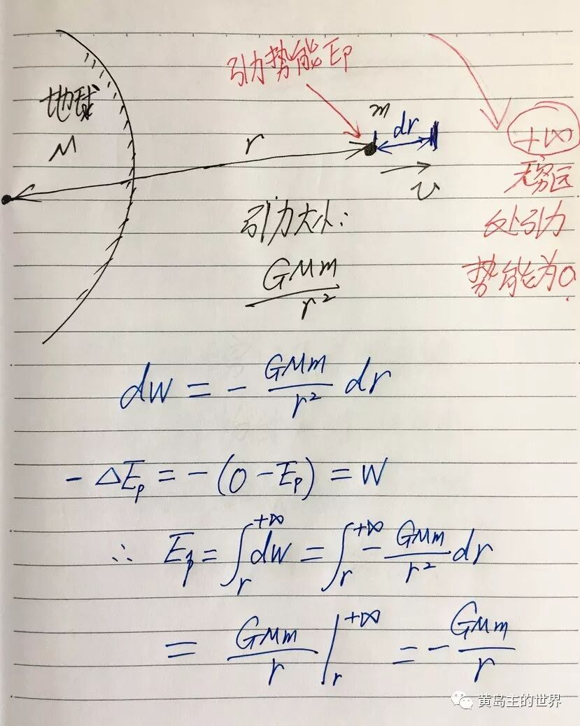 黄老师聊物理（29）引力势能如何计算？