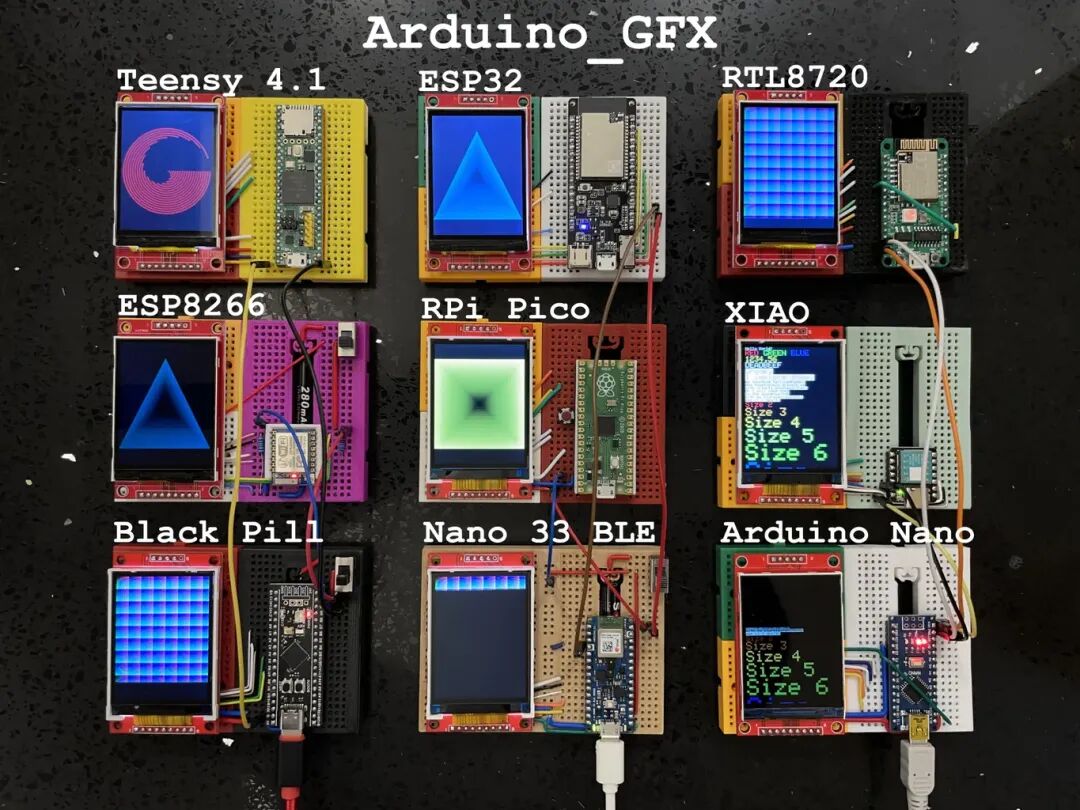 Arduino GFX：打造炫酷图形界面的利器 - ESP-32