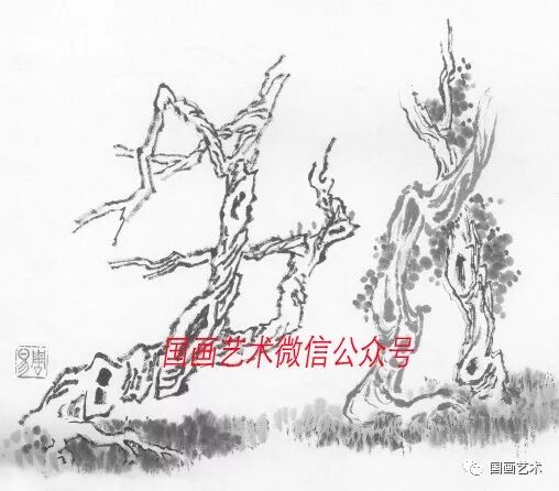 山水画树 学会这些就算入门了 国画艺术 微信公众号文章阅读 Wemp