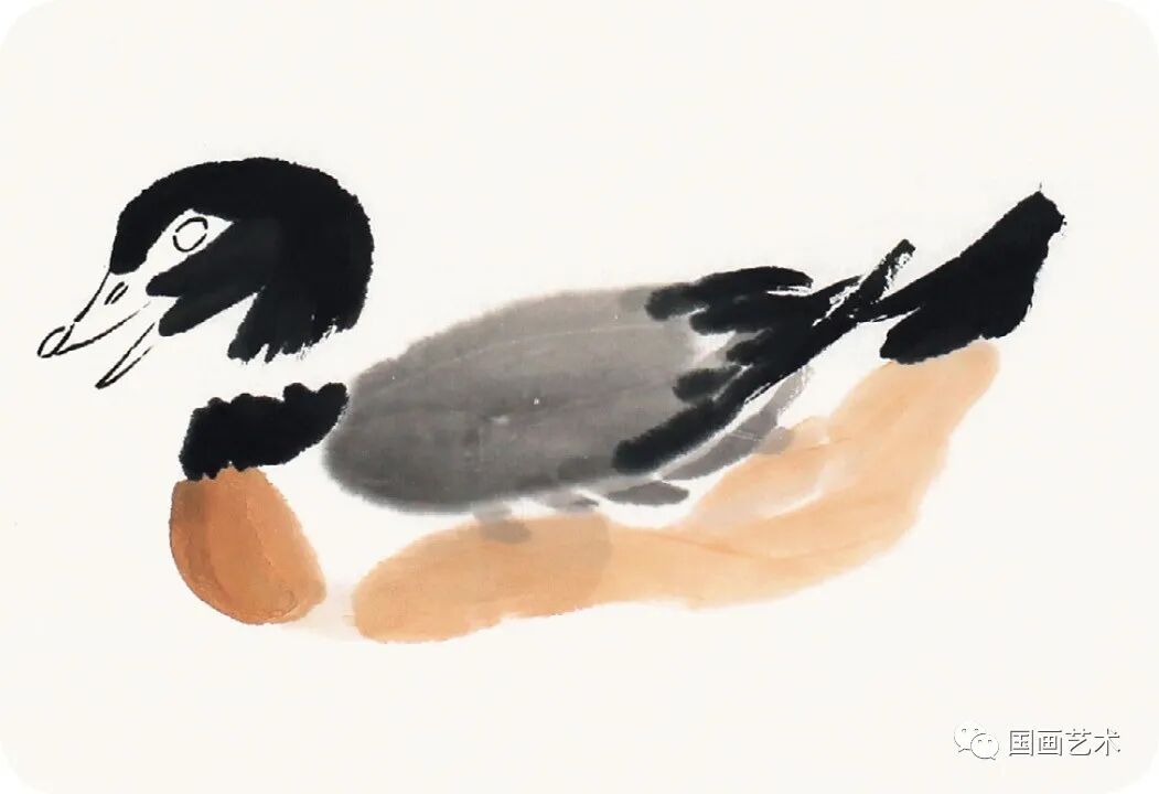 写意鸭画法