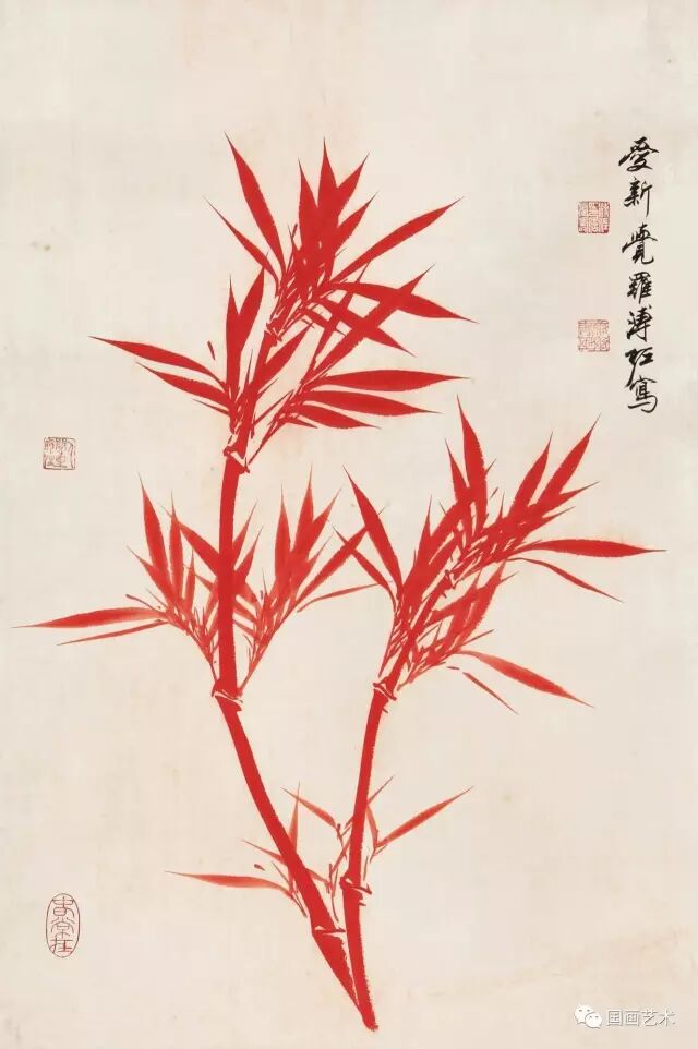 现当代名家溥佐画竹作品欣赏