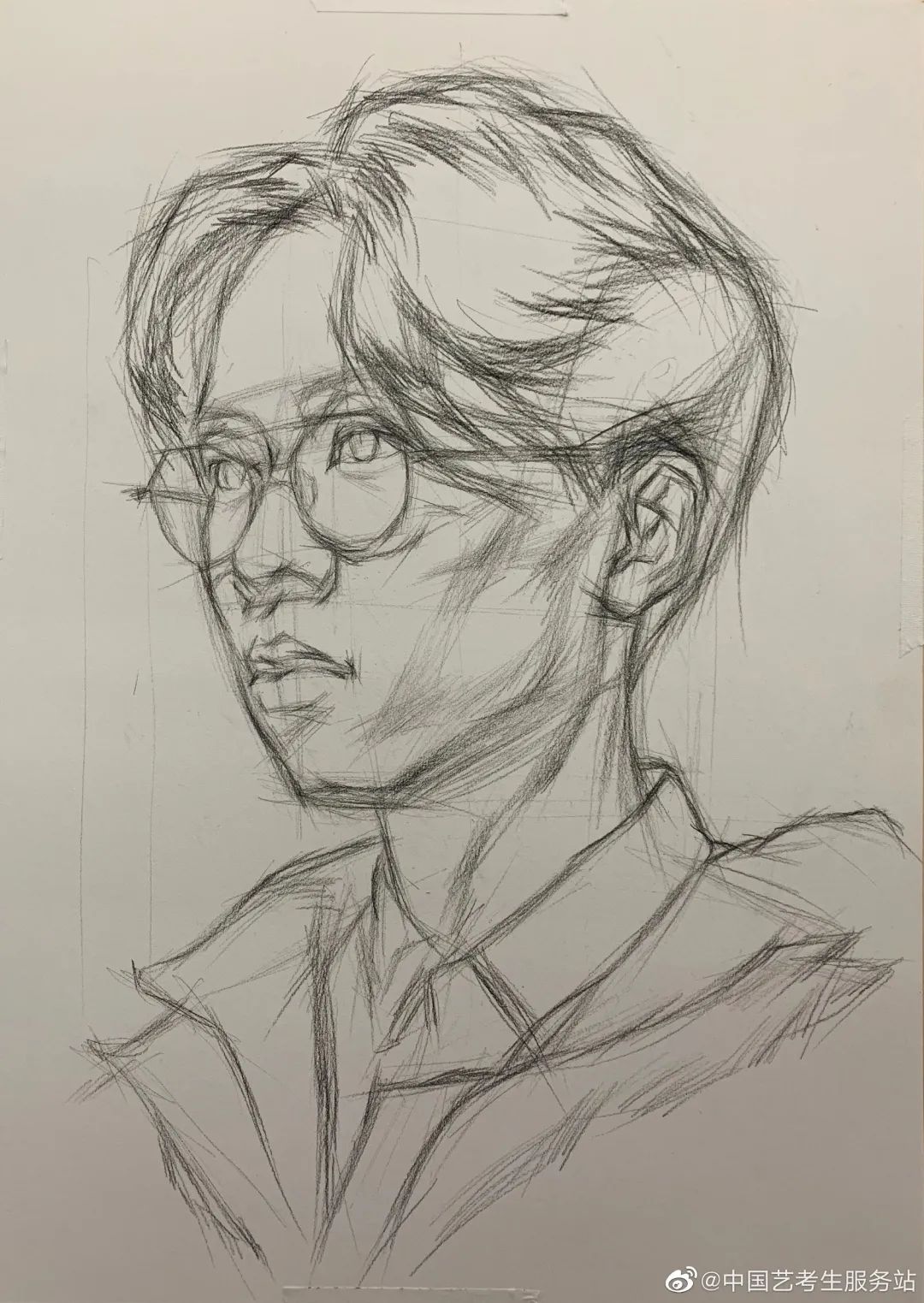 清央美术集训素描高分秘籍人脸素描要点