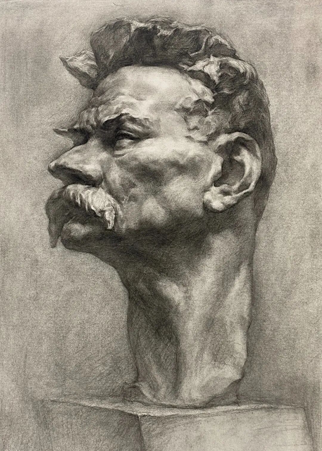 清央美术|集训素描高分秘籍-人脸素描要点
