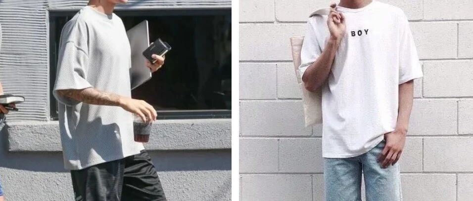 100块比1000块的的白T恤，差在脸上？