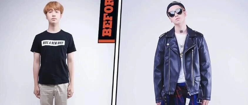 改造180cm黄发直男，浑身散发着swag