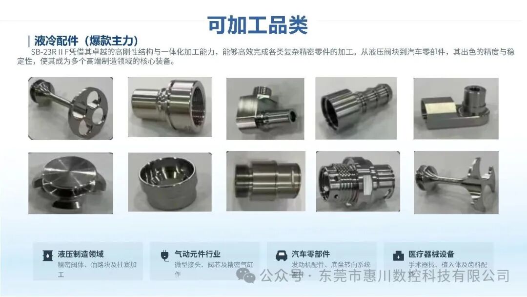 SB-23RIIF｜高刚性精密走心机，重新定义高效量产新标准