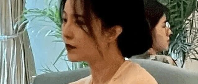 网友喝下午茶偶遇范冰冰，不修图真成了大婶，素颜很有沧桑感！