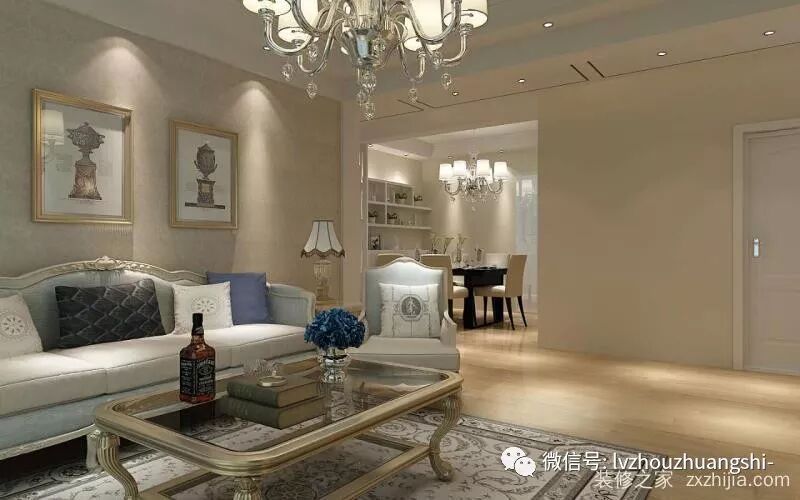 顺驰太阳城五期简欧装修效果图