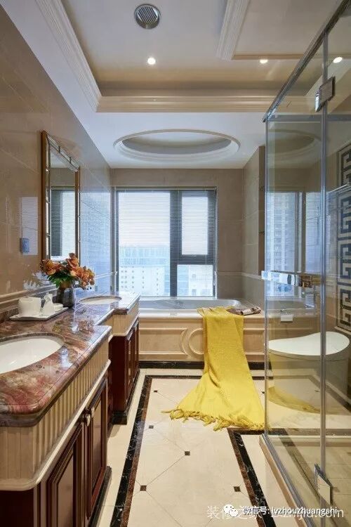 中央华府欧式古典三室二厅装修效果图