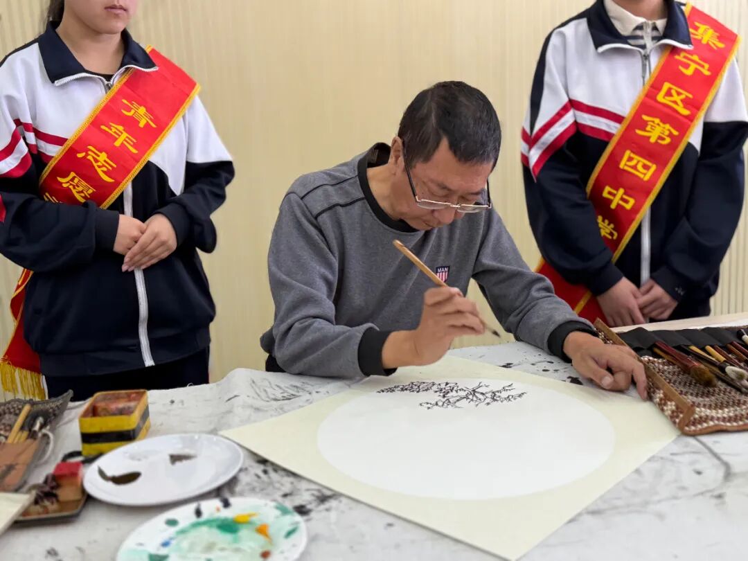 【书画进校园】集宁区文联举办“感党恩、听党话、跟党走”民族团结心向党暨“翰墨北疆，书润校园”书画进校园活动 第11张