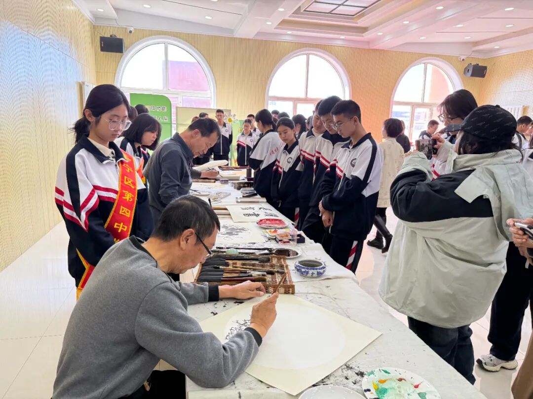 【书画进校园】集宁区文联举办“感党恩、听党话、跟党走”民族团结心向党暨“翰墨北疆，书润校园”书画进校园活动 第6张