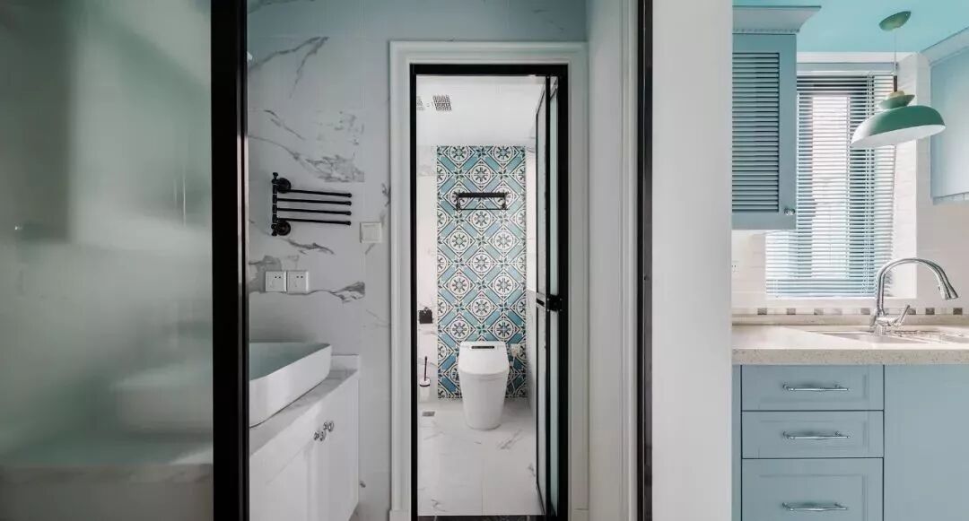 90㎡清新休闲美式风，餐厅隔出一间童趣小木屋！