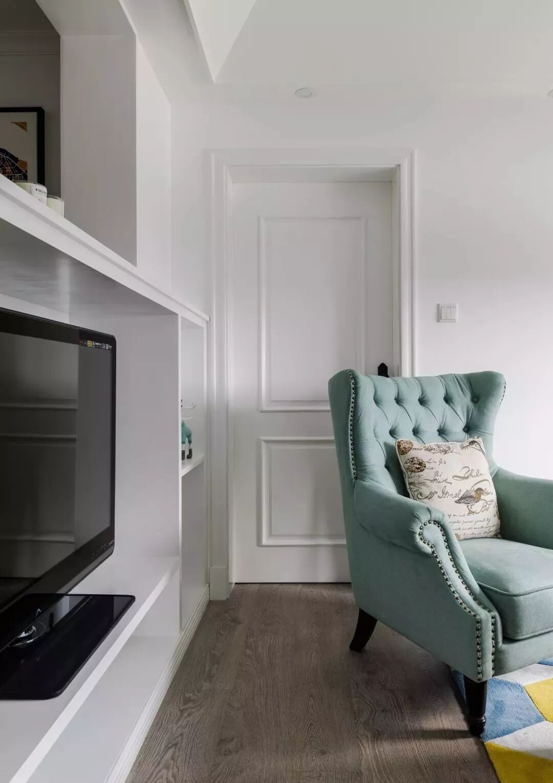 90㎡清新休闲美式风，餐厅隔出一间童趣小木屋！