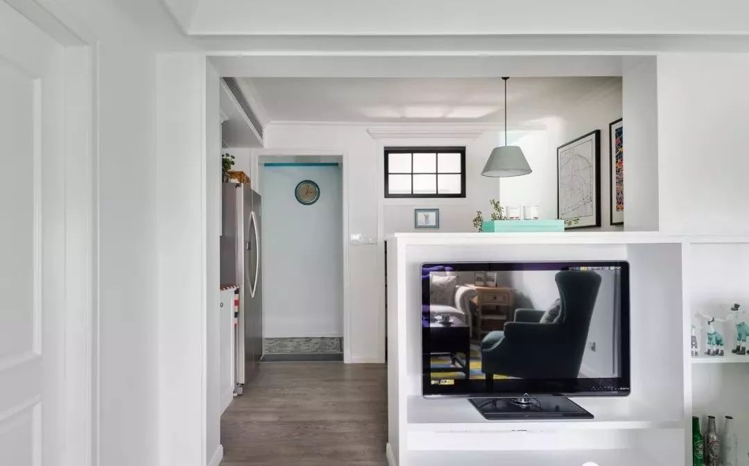 90㎡清新休闲美式风，餐厅隔出一间童趣小木屋！