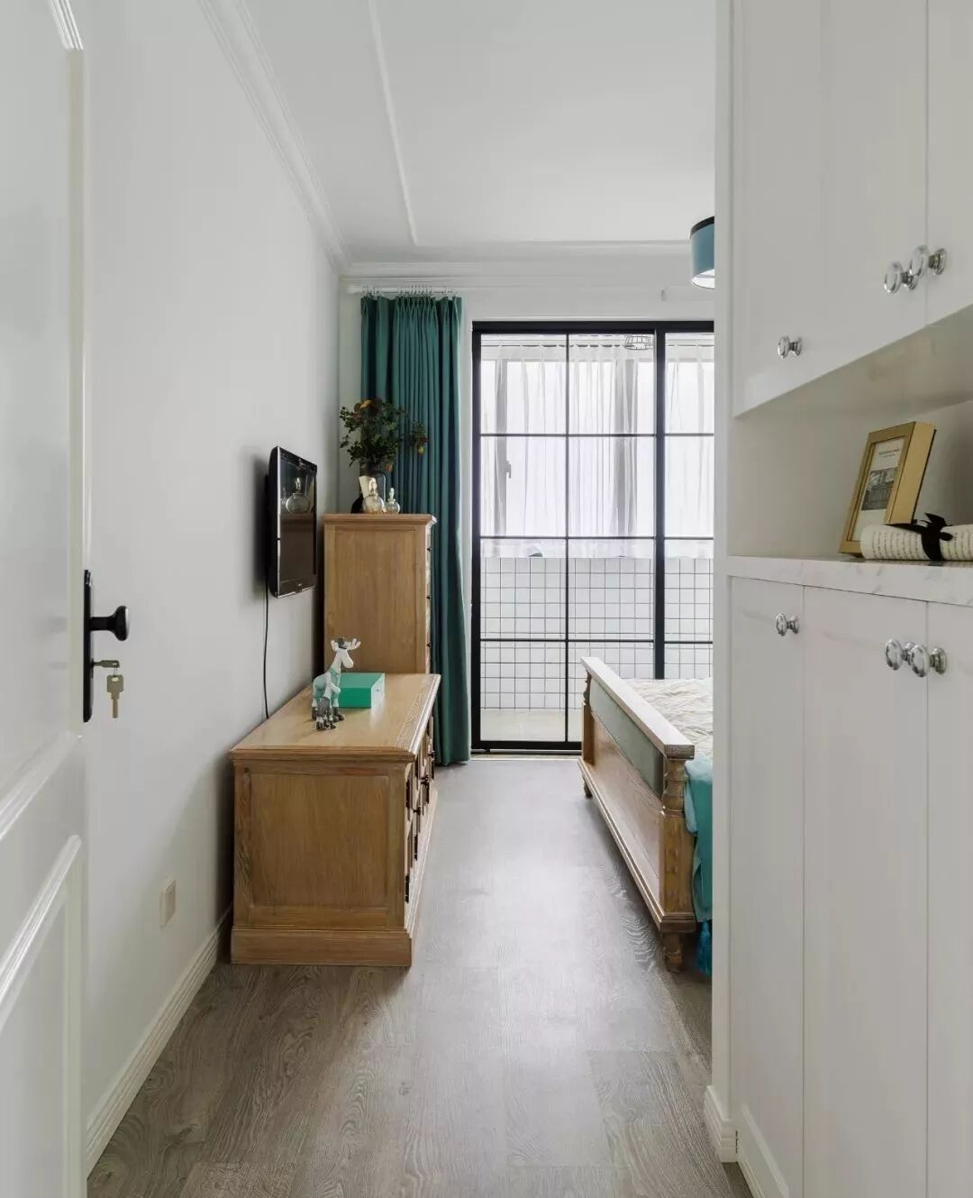 90㎡清新休闲美式风，餐厅隔出一间童趣小木屋！