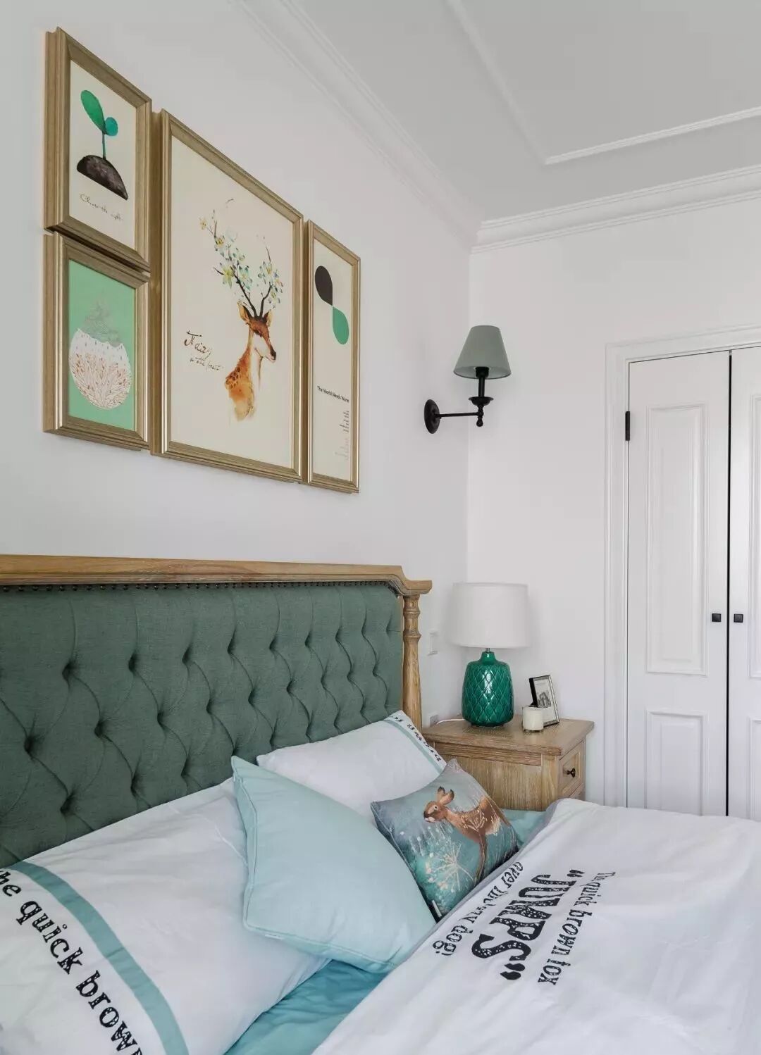 90㎡清新休闲美式风，餐厅隔出一间童趣小木屋！